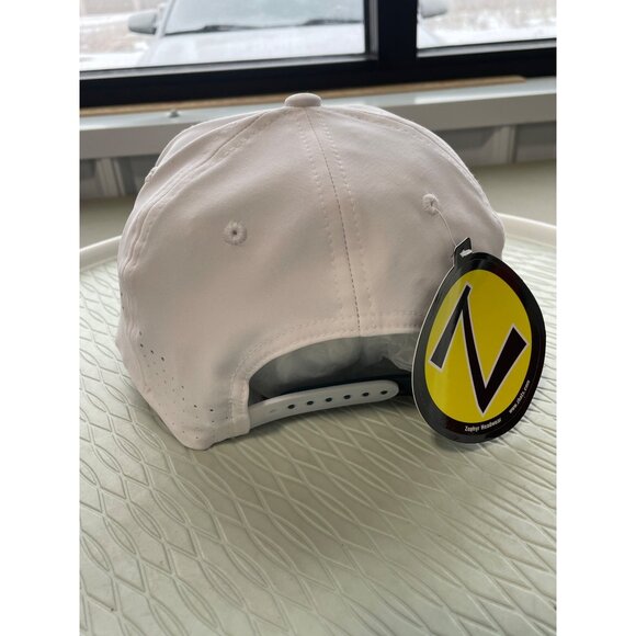 Zephyr Kansas Jayhawks Rope Baseball Cap One Size Snapback Perforated White NEW - Picture 4 of 7